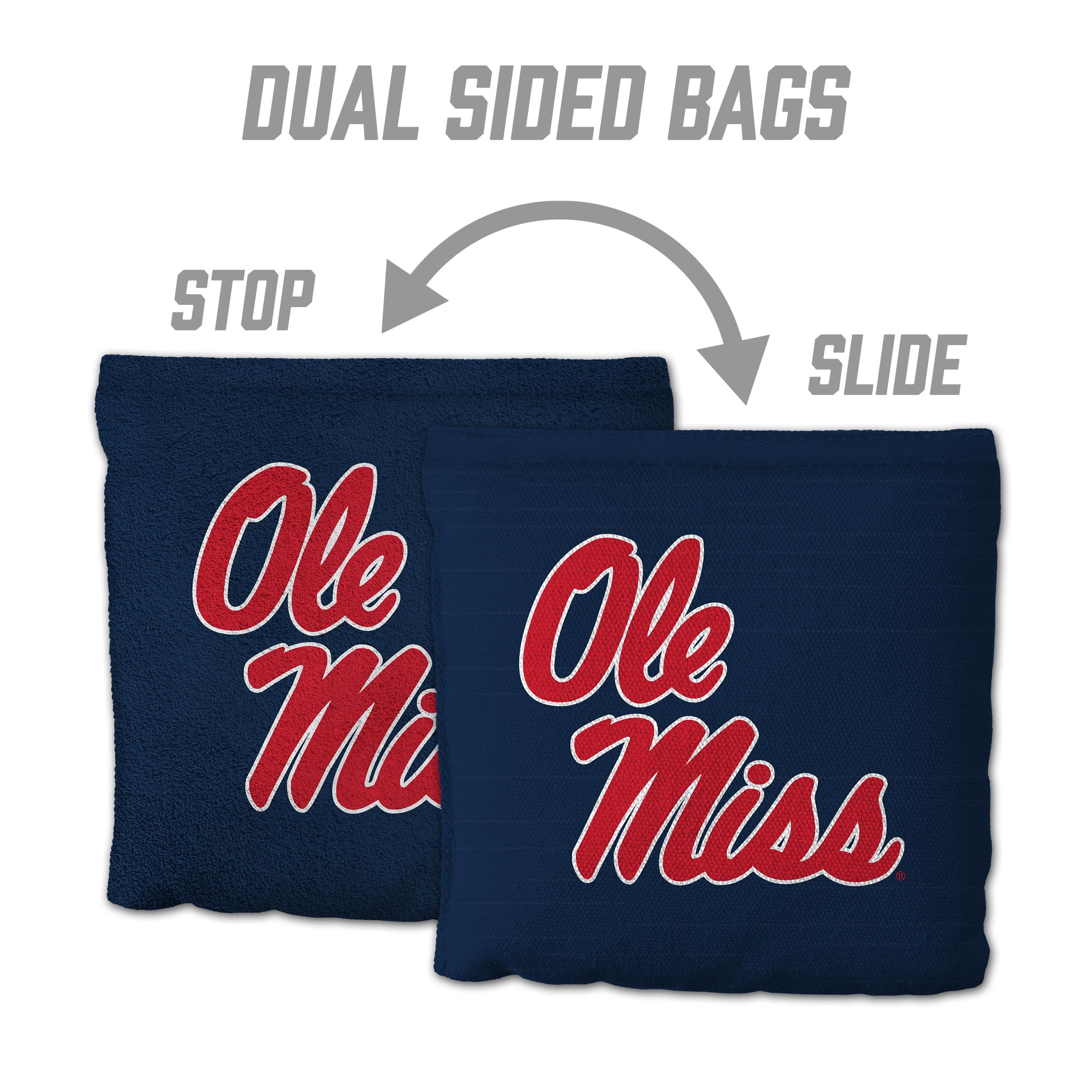 Mississippi Rebels 8pk Licensed Cornhole Bags