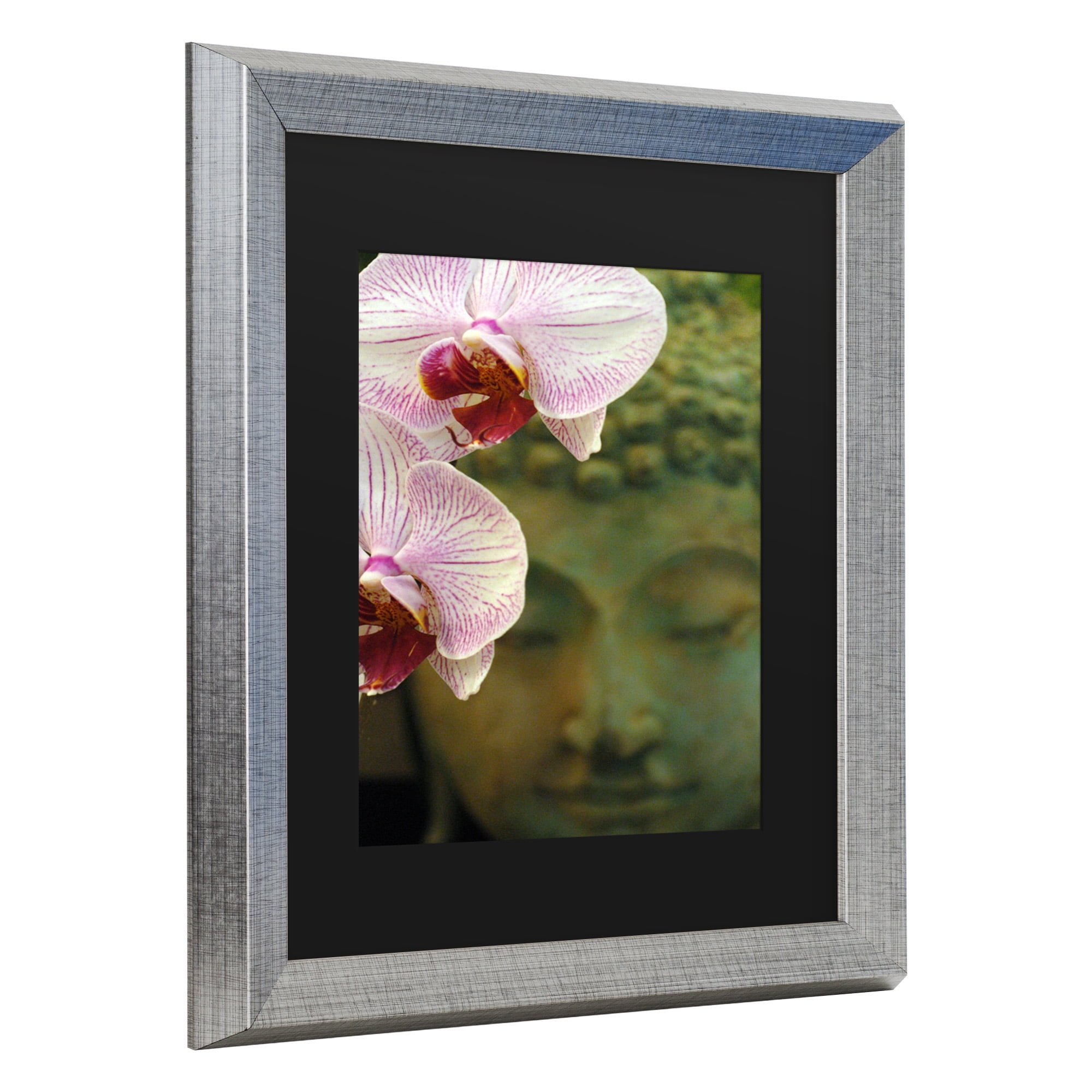 Trademark Fine Art 'Orchids and Buddha' Canvas Art by Kurt Shaffer