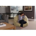 thumbnail image 2 of Sofa Sack Bean Bag Chair, Memory Foam Lounger with Microsuede Cover, Kids, Adults, 4 ft, Camel, 2 of 6