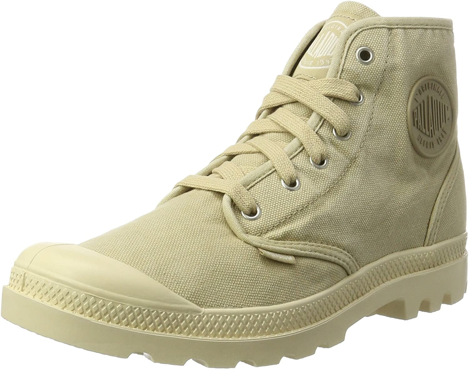 palladium canvas boots
