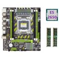 thumbnail image 3 of Placa Base X79+E5 2650 CPU+2X8GB DDR3 1600Mhz REG ECC Juego de Memoria RAM LGA 2011 M.2 NVME Placa Base, 3 of 10