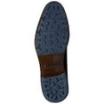 thumbnail image 4 of STACY ADAMS Mens Navy Textured Arch Support Removable Insole Kyron Round Toe Block Heel Lace-Up Leather Chukka Boots 7 M, 4 of 4