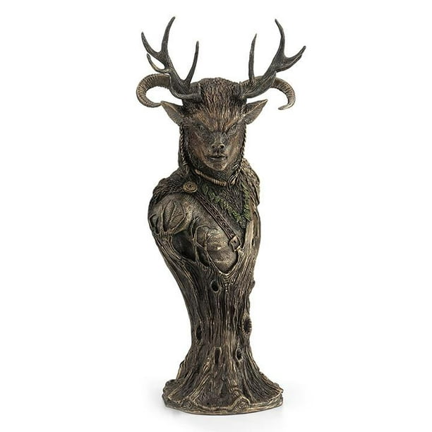 Celtic God - Cernunnos - Bust Sculpture Figurine - Walmart.com ...