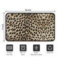 thumbnail image 5 of Brown and Black Leopard Print Door Rugs,Washable Non Slip Door Mats Indoor,Decorative Door Mats,Entry Mat Indoor for Entrance,Bedroom,Kitchen,Bathroom,30"x17", 5 of 6