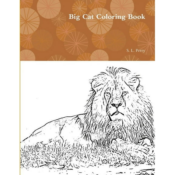 Big Cat Coloring Book, (Paperback)