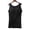 Black, variant on Women Vest with Built-in Bra Wide Straps Pure Color Stretch Fabric Slim Fit Yoga Workout Casual Sleeveless Tops