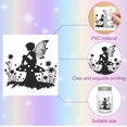 thumbnail image 3 of 24Pcs 24 Styles Fairy Silhouette Stickers Mason Jar Decals Moon Mushroom Angel Self Adhesive Diecut Waterproof PVC Decal for Scrapbook Lantern Jars Wall Windows Phone Craft 3.9 x 3.5 Inch, 3 of 8