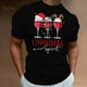 thumbnail image 1 of Camisetas con tema del Festival de Navidad para hombre, ropa con estampado 3d, camisetas de manga corta de verano, camisas bonitas de moda de gran tamaño, 2023, 1 of 4