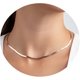 thumbnail image 1 of Gargantilla de espiga chapada en oro de 14 quilates, collar de cadena de serpiente de doble capa, collar de eslabones de cadena Figaro Paperclip de tres capas, collar de cadena de cuerda trenzada brillante para mujer, serpiente de 0.118 in, 40 cm, oro rosa esquí esquí Gafas de esquí, 1 of 5