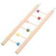 thumbnail image 4 of Hanging Ladder Bird Climbing Ladder Parakeet Training Ladder Bird Perch Wooden Ladder, 4 of 7