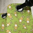 thumbnail image 2 of Ambesonne Anime Grommet Curtain Single Panel, Rabbits Carrots on Green, 50"x60", Apple Green and Yellow, 2 of 5