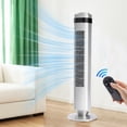 thumbnail image 6 of Ethovia 35" Quiet Bladeless Tower Fan – 25ft/s High-Velocity DC Motor, 5-Speed & 4-Mode Settings, 64° Wide Oscillation, 12-Hour Timer, Remote Standing Fan for Bedroom, Gray, 6 of 6