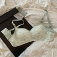 thumbnail image 2 of Brasier Mujer Sujetador Push up Pequeño sin Costuras con Textura A Rayas para Niña Mediana, 2 of 3