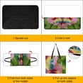 thumbnail image 4 of Colorful Butterflies Hibiscus Flowers Tropical Paradise Outdoor Picnic Blanket, Foldable Waterproof Beach Mat, Portable Beach Blanket for Beach Camping, Hiking, Family Concerts, 4 of 8