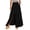 Black# skirts for women, variant on Flowy Skirts for Women Casual Cozy Tiered Ruffle Maxi Skirt Trendy Front Splited Beach Skirts with Pockets Hot Pink S