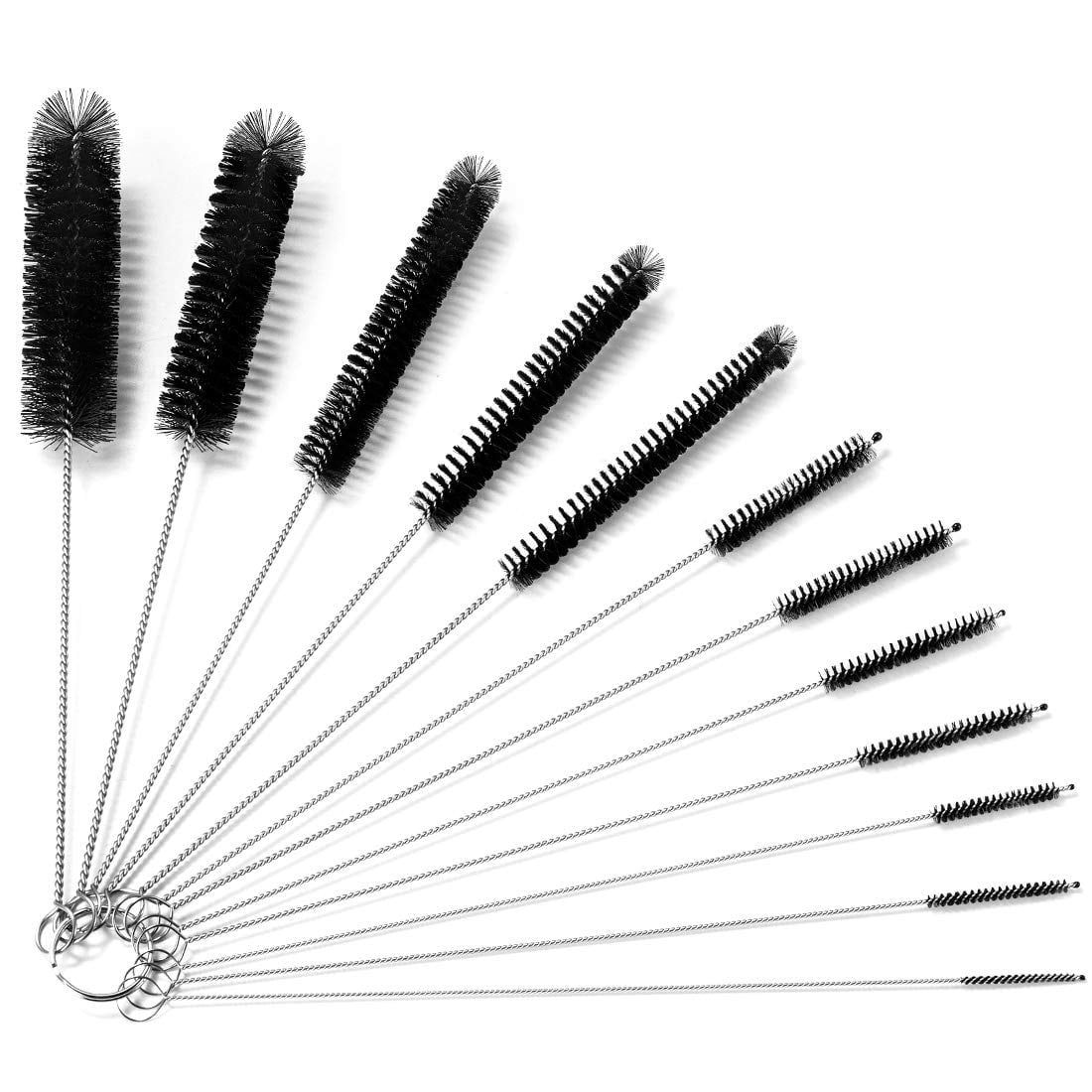 Straw Pipe Cleaner Brush Set,Small Cleaning Brushes for Small Spaces