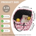 thumbnail image 6 of Yuyamidu Pink Strawberry Fabric Storage Basket Large Capacity Quilted Storage Basket with Side Pockets Large Collapsible Nursery Organizer Bin for Nursery Bedroom Living Room, 6 of 6