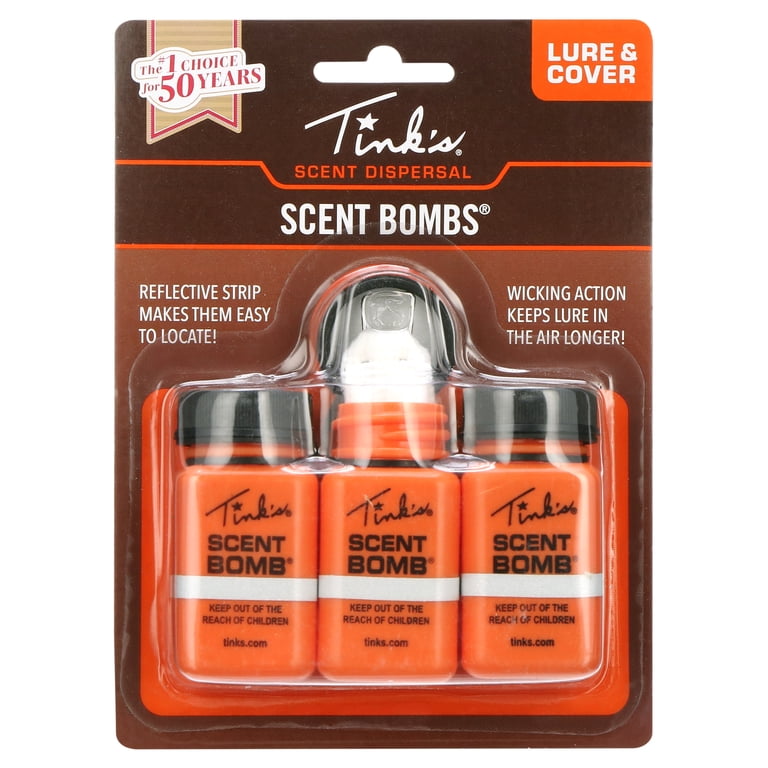 Tink's Scent Bomb Deer Lure Scent Dispenser 3 Pack - Walmart.com