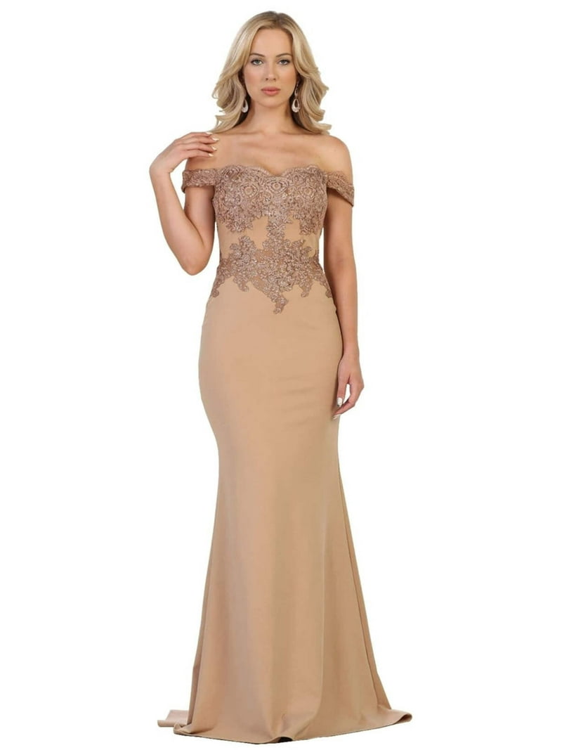 fitted lace wedding dress Strapless Red and Gold Mermaid Wedding Dress Olivia