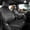Front Seat-Leatherette(Black Carbon Fiber), variant on F150 Seat Covers Full Set for 2015-2020 Ford F150 SuperCrew XL,XLT & 2017-2022 F250/F350 Crew Cab XL,XLT Pickup,w/No Rear Armrest - Waterproof Leather Car Seat Protector(Black&Gray)