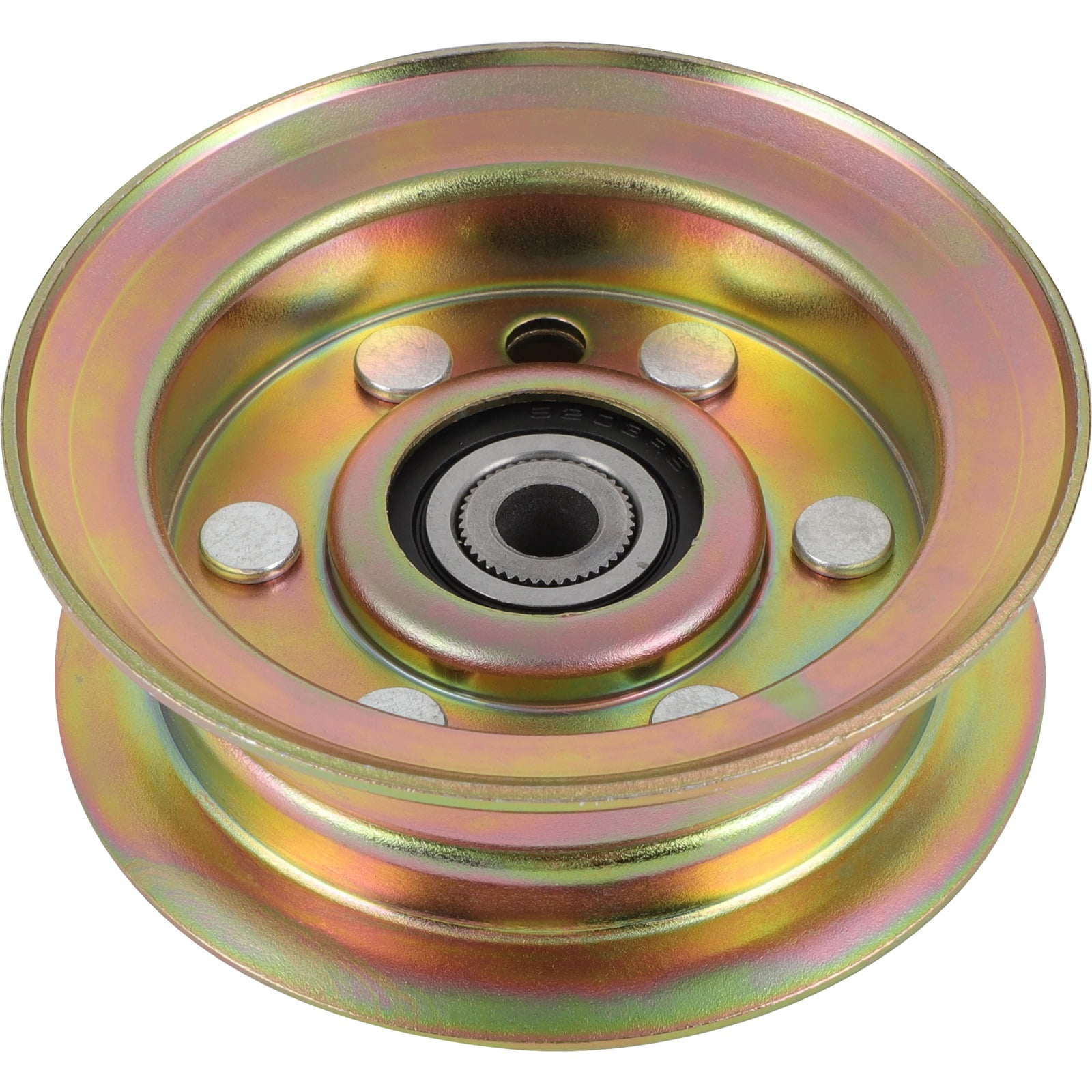 ECCPP Lawn Mower Deck Parts Rebuild Kit 42" Deck Rebuild Kit Compatible for Poulan Pro PP19A42 PB185A42 PB195H42LT PB20H42YT, 1 Belt 2 Spindle Assembly 2 Mower Pulleys 2 Mower Blades 2 Idler Pulleys