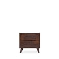 thumbnail image 1 of Buró ALTEREGO DESIGN Color Nogal con 2 Cajones con Relieve y Estructura de Madera MDF, 1 of 4