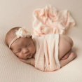 thumbnail image 3 of Newborn Photography Hat & Wraps Two-Piece Set (blue) 2 Pieces, 3 of 4