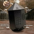 thumbnail image 2 of Wooden Castle Bat Houses for Outside Bat Box for Outdoors - Three Chamber Box Perfectly Designed to Attract Bats - Durable and Easy to Hang, 2 of 6