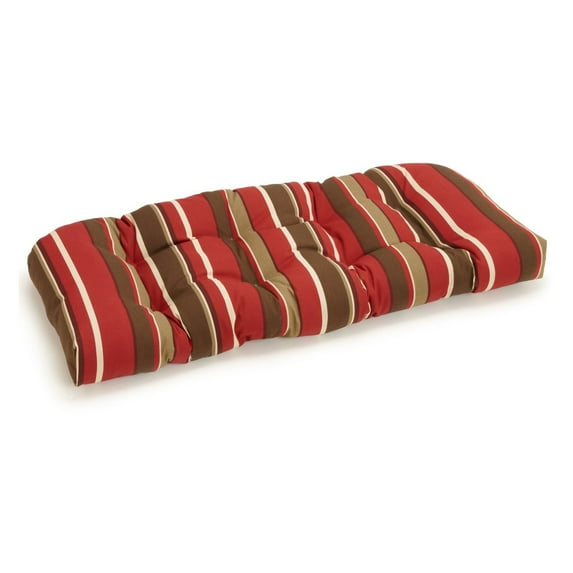 Blazing Needles All Weather Outdoor Porch Swing Cushion - 42.5L x 19.5W in.