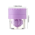 thumbnail image 3 of Portable Travel Eyewear Storage Durable Reliable Durable Lens Cleaning Case Glasses Lenses Container Clean Box Compact Hygienic Purple, 3 of 6
