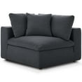 thumbnail image 7 of Modern Contemporary Urban Design Living Room Lounge Club Lobby Sectional Sofa Set, Fabric, Grey Gray, 7 of 7
