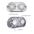 thumbnail image 4 of Ventilador de escritorio Toystoory Refrigerador de aire blanco, 4 of 6