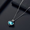 thumbnail image 7 of Xinyolin Fashion Oval Rhinestone Pendant Necklace, Women's Ear Stud Earrings Jewelry Set, 7 of 7