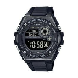Casio Men s Black Out Super Illuminator Digital Watch W735H 1BV Walmart