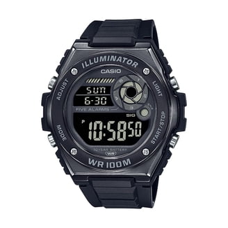 Casio MWQ-100-1AVCF – Orologio Uomo Analogico-digitale Al Quarzo, Cinturino In Resina, 100m Water Resist