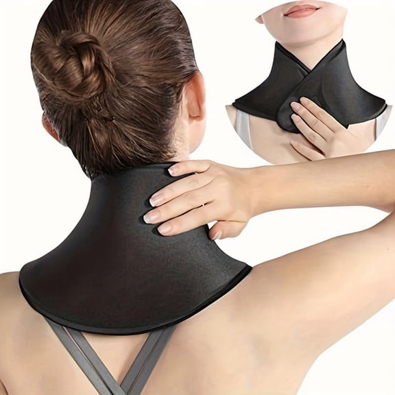 Neck Ice Pack Wrap Gel ,Ice Packs for Neck Reusable, Hot and Cold Compress, Relief of Pain, Swelling, Office Pressure