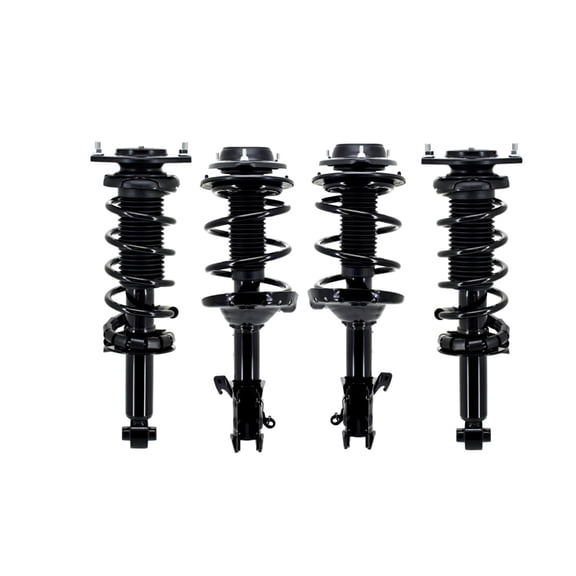 Set Front-Rear Quick Complete Strut-Coil Spring For 2015 2016 Subaru Legacy AWD