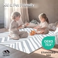 thumbnail image 4 of ODIKA 3'x5' Machine Washable Non-Slip Area Rug, Contemporary Design Featuring Bold Motifs High Traffic Rug, Gray, 342680, 4 of 5