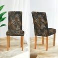 thumbnail image 4 of Chair Protector Cover Dining Chair Slipcovers Pack of 2, Removable Washable Seat Cover for Dining Room Wedding Zebra Print, 4 of 7
