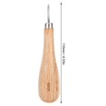 thumbnail image 4 of Leather Awl,Rhombus Awl Steel Cone Leather Tool Diamond Point Awl Enhanced Durability, 4 of 8