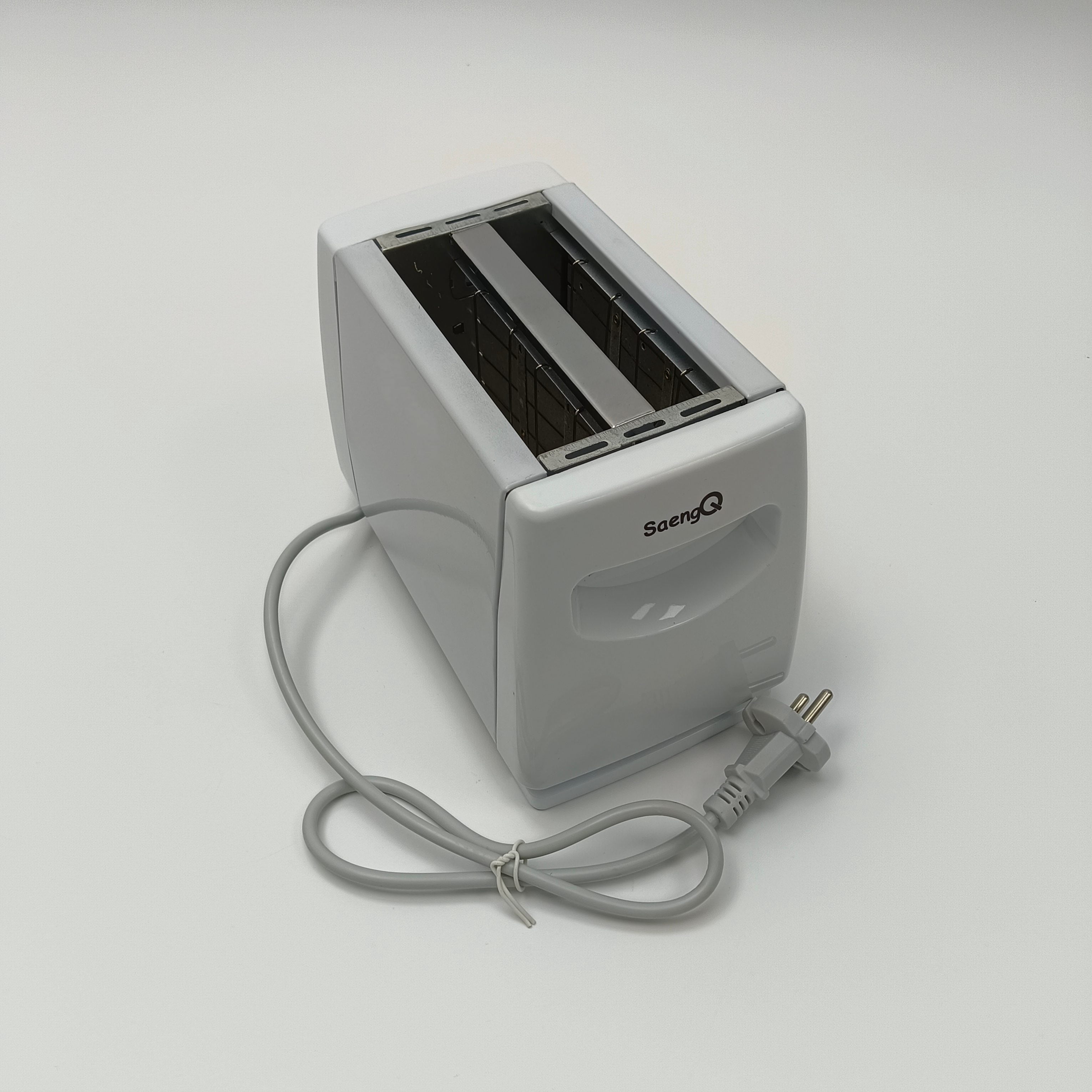 SaengQ Electric toasters White double-slot toaster - Arc-shaped ergonomic handle