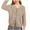 Khaki, variant on Cethrio Girls Bomber Jackets, Full Zip Crewneck Casual Lightweight Fall Outerwear Khaki Size 10-12