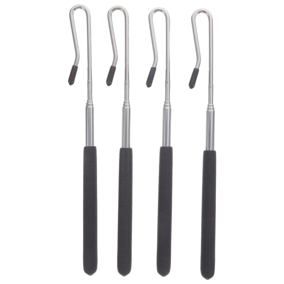 Luxshiny 4Pcs Extendable Metal Puppet Hand Rods with Adjustable Length