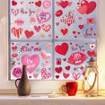 thumbnail image 5 of 9 Sheets Valentines Day Window Decals Waterproof Double-Sided Window Stickers Static Clings For Glass Door Mirror Decorations Party Supplies, 5 of 9