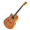 6-String Lefty Acoustic Guitar, Left-Handed Style, Full Scale, Accessory Kit Included