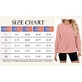 thumbnail image 6 of TEMOFON Long Sleeve Sweatshirts for Women Casual Tunic Tops Fall Crewneck Pullover Sweatshirts Loose Shirts for Women Winter Clothes, 6 of 9