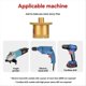 thumbnail image 2 of M10 Vacuum Brazed Hole Drill Diamond Hole Saw Drill Core Bits, 2 of 5