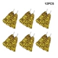 thumbnail image 4 of pitrice 6Pcs Cheerleading Cheer Pom Poms With Plastic Handle Dance Hand Flower Ball Kids Kindergarten Game Football Club, 4 of 6
