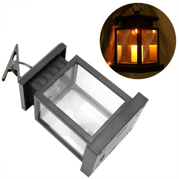 Luz LED Tipo Vela De Simulación Colgante De Energía Solar Para Decoración De Jardín Y Patio Al Aire Libre