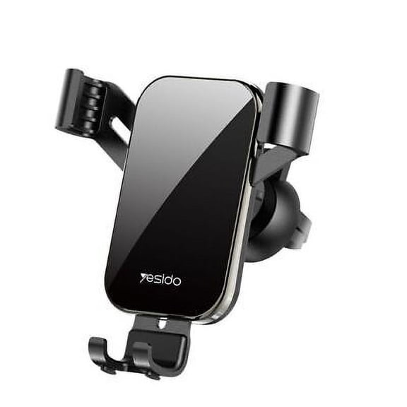 Yesido C87 Support Universel en Verre à Gravité pour Évent d'Air, Support de Téléphone Mobile pour Voiture, Support de Montage pour iPhone Samsung Google Pixel
